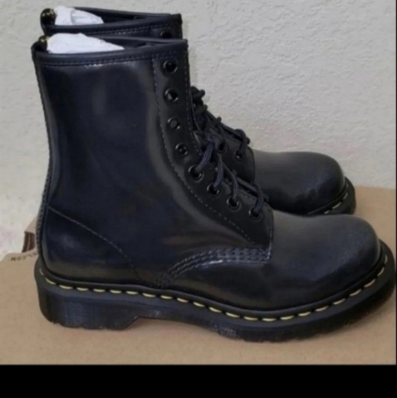 Dr. Martens Black Silver Arcadia Boots - Picture 13 of 16